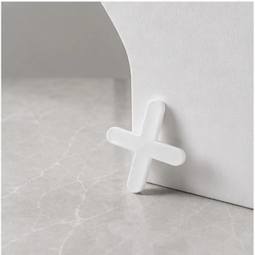 1000Pcs Tile Leveling Clips 4Mm Cross Design Plastic Spacers for Fast Floor Wall Tiling Jobs