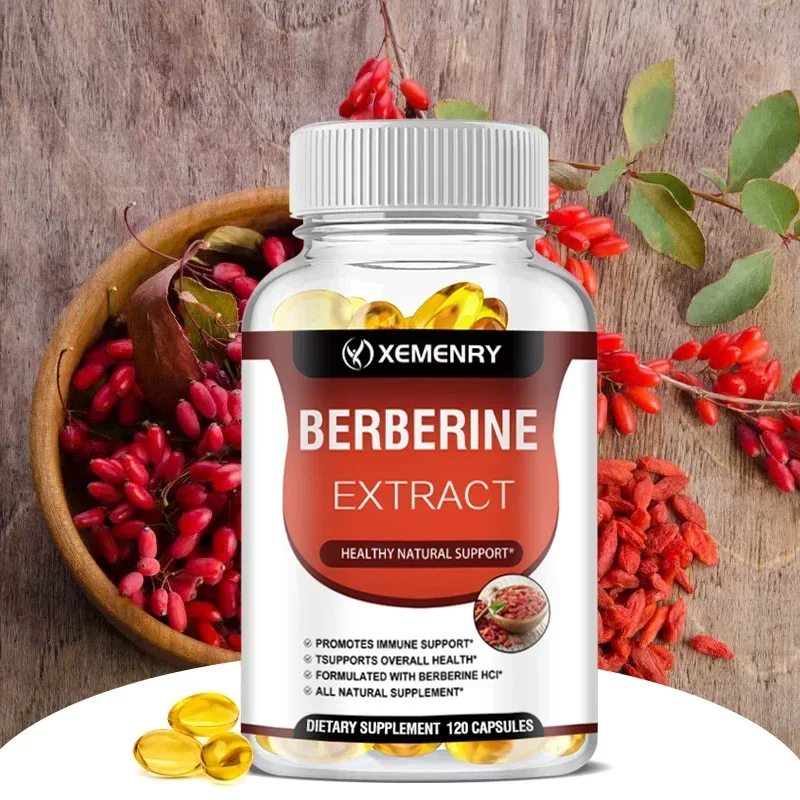 Extracto de berberina 1800 Mg-apoya el crecimiento óseo, antioxidante, salud inmunológica