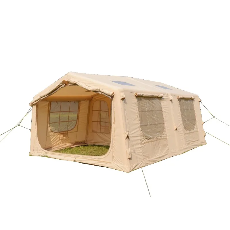 

Hot Sale 17.28m² Garden Party Inflatable Tent with Double Door Type One Bedroom, One Living Room, and Three Small Skylights