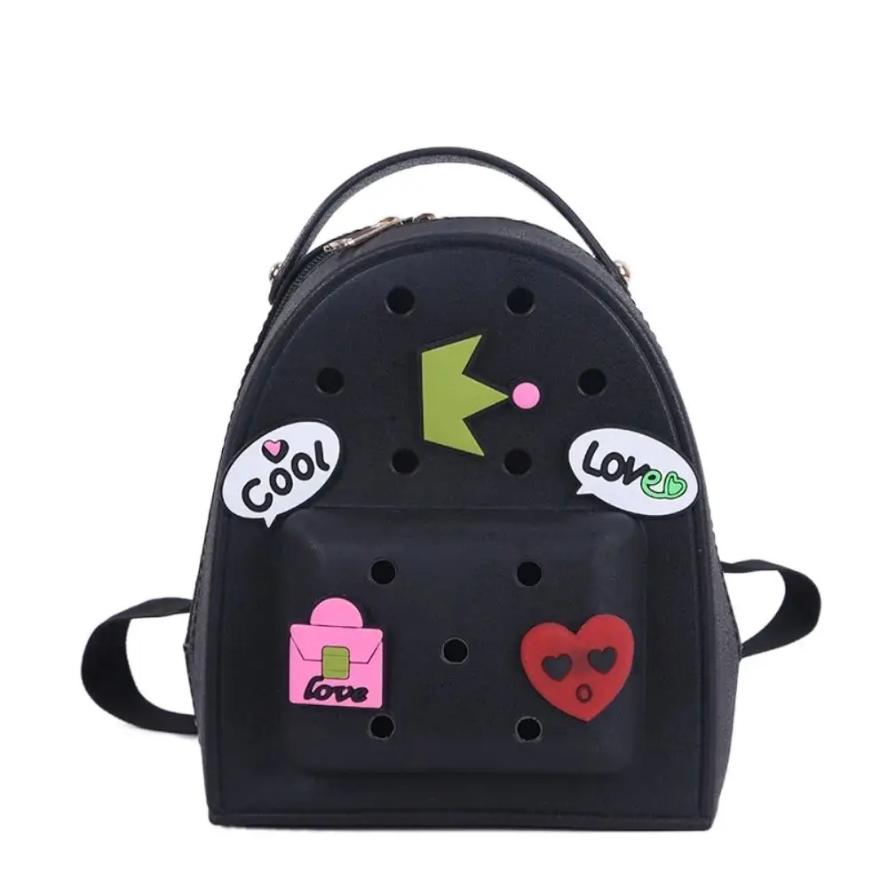 

Fashion Adjustable Straps Silicone Backpack Zippered Soft Schoolbags Durable Waterproof Kindergarten Knapsack Girls