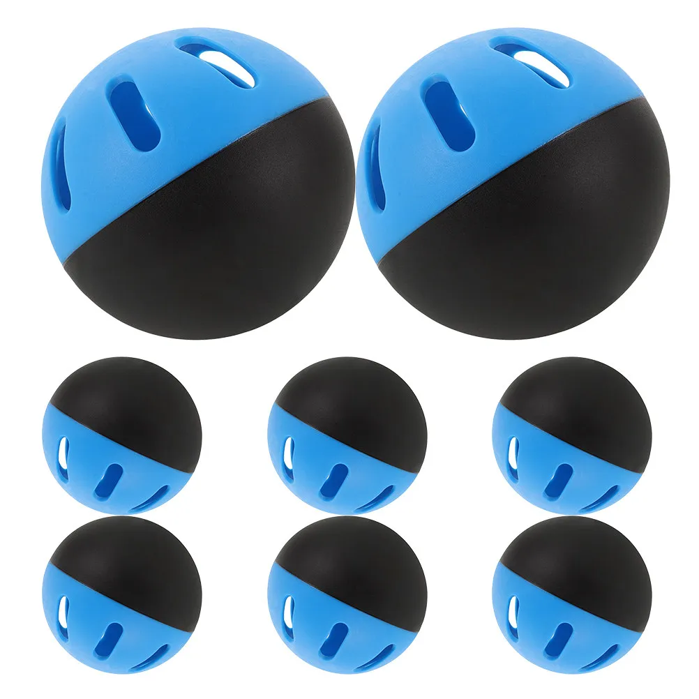 8pcs Baseball Practice Balls for Hitting, Batting & Throwing Training – Durable Blue Training Balls