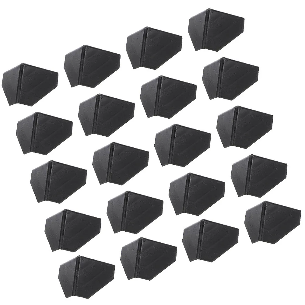 100Pcs Corner Guards Plastic Packing Box Edge Protectors Carton Shipment Furniture Frame Packaging Plastic Corner Protectors