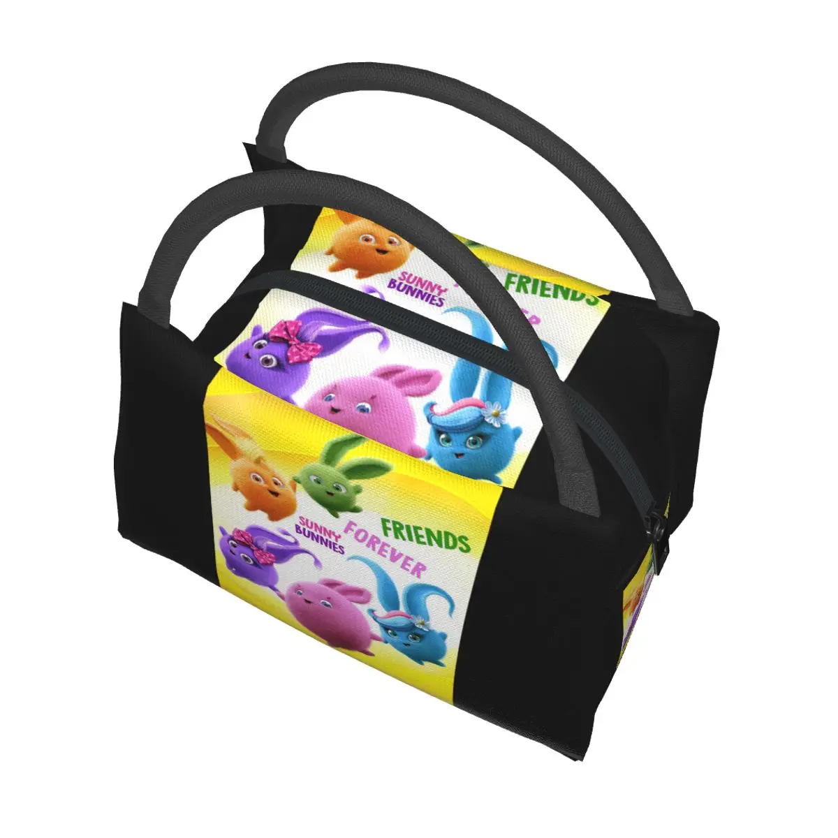 صني الأرانب أنيمي الكرتون أكياس الغداء معزول بينتو صندوق مقاوم للماء حمل أكياس نزهة برودة حقيبة حرارية للنساء طالب العمل