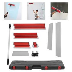 Drywall Skimming Blade Set Skimming Flexible Blade Knockdown Spatula Extruded DIY Wall Tools for Drywall/Wallboard