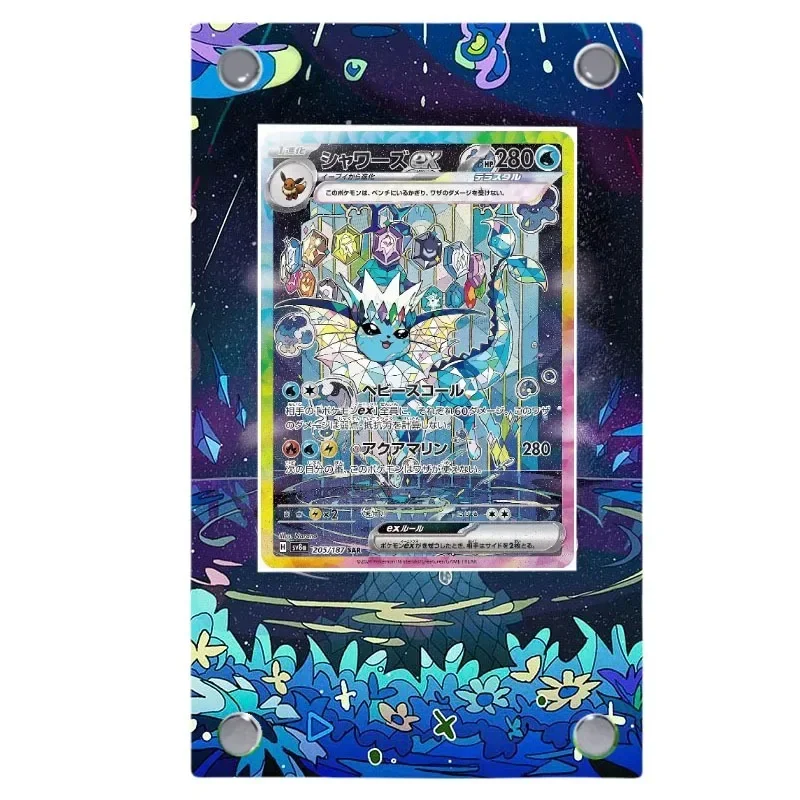 Pokemon Qikachu Umbreon Vaporeon Acrylic Extended Painting Stuck Brick Anime Classics Game Collection Card Display Stand Toy