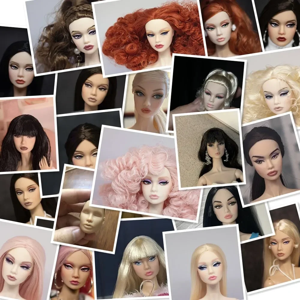 30cm Original FR pp head FR Dominique doll heads Fashion license head quality doll heads girls Dressing DIY toy parts