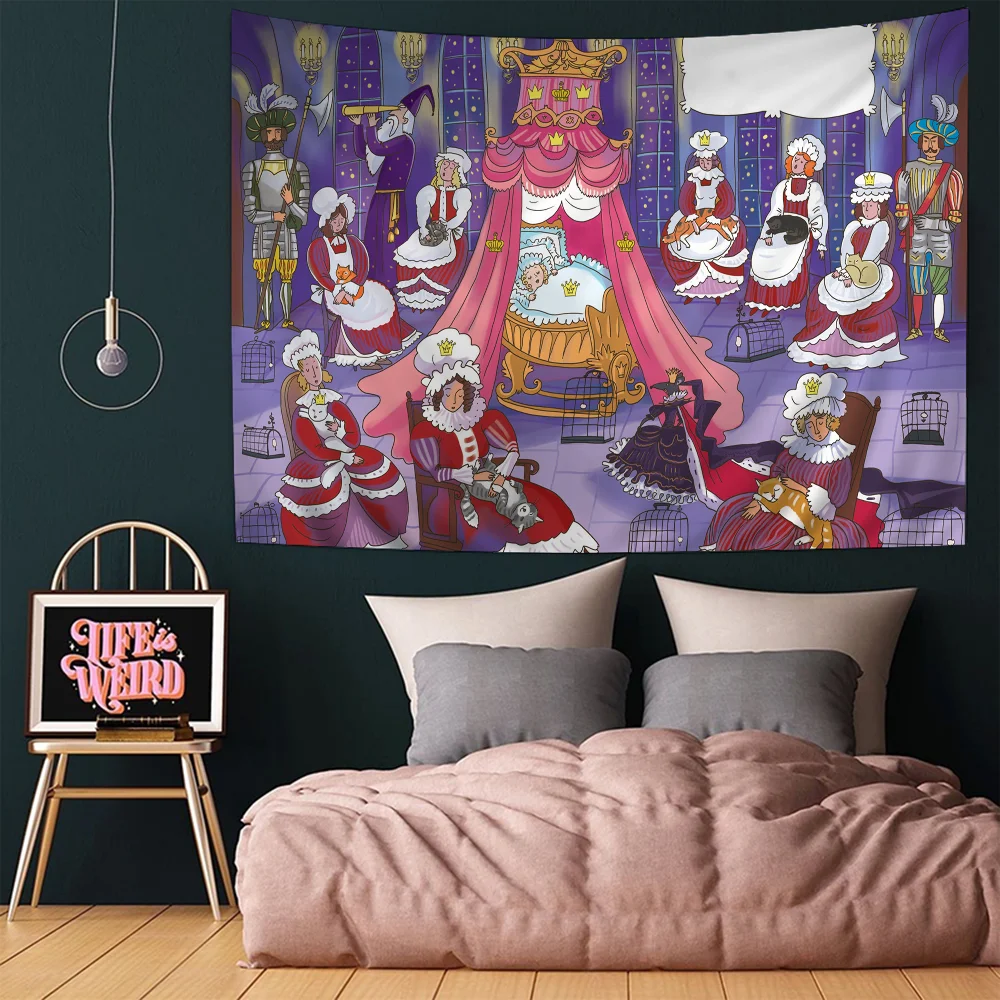 Cartoon Toy Soldier Christmas Nutcracker Tapestry Art Printing Bohemian Wall Tapestries Mandala Decor Blanket