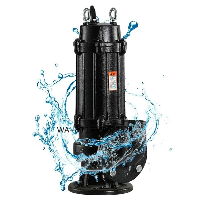 Pump Price 5 Drainage Wq 6 Inch Dewatering Submersible Sewage Grinder Pump With Cutter for Waste Water