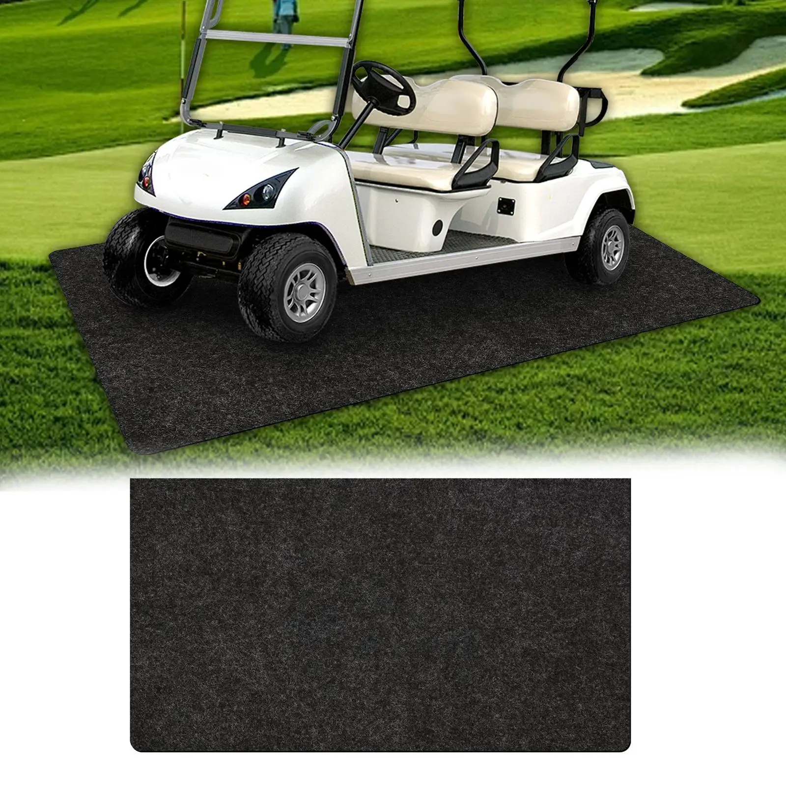 

Коврик для пролива масла, утолщенный устойчивый к скольжению коврик для парковки тележки диаметром 1,55 мм для тележки