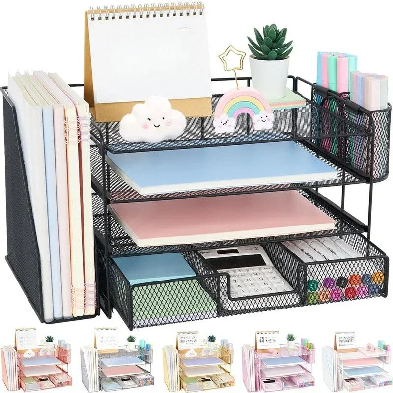 Desk Organizers and Accessories, Desk Accessories & Workspace Organizers for Office Supplies, File Organizer Desk Drawer Organiz