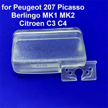 كاميرا الرؤية الخلفية قوس لوحة ترخيص السيارة أضواء الإسكان لبيجو 207 سيتروين C3 C4 بيكاسو بيرلينجو MK1 MK2