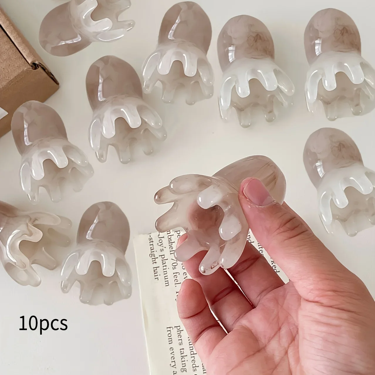 10 Pack Octopus Head Massager Comb Hair Scalp Massage Tool Stress Relief Manual Relaxing Gifts for Men Women Christmas Gifts