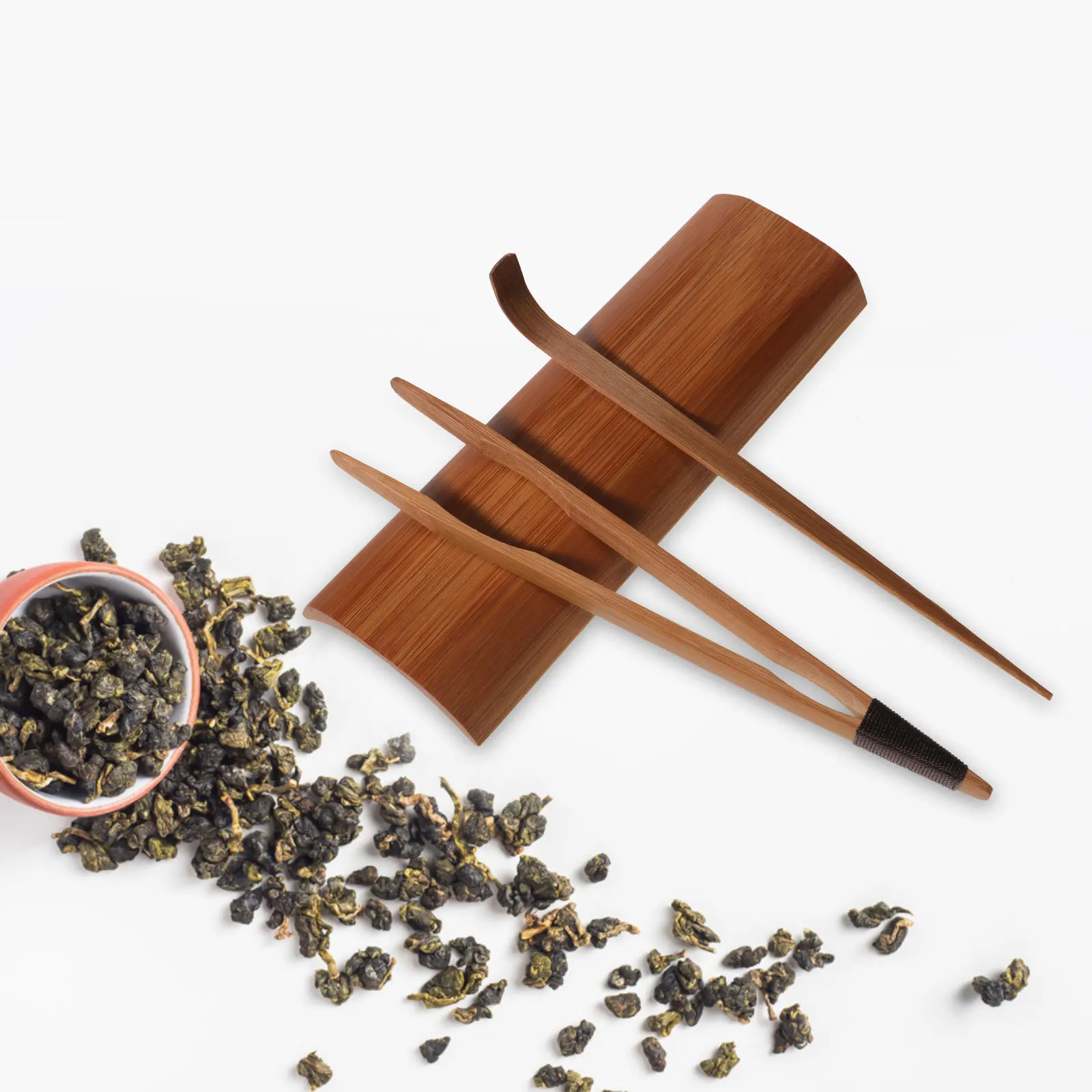 

1 set Scoop Spoons Elegant Chinese Style Gongfu Tea Ceremony Utensils Loose Leaf Tools Matcha Accessories Tea Lovers Set Perfect