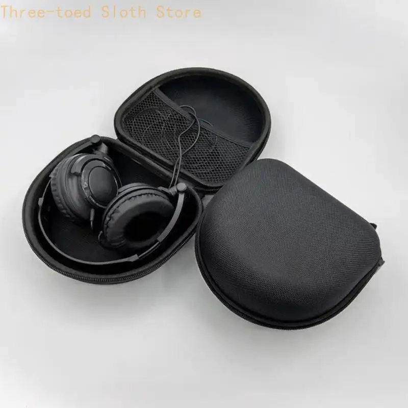 Hartschalen-Kopfhörer-Organizer für spezielle Headset-Ladekabel, Aufbewahrungstasche, Schwarz E74A – Detail 9