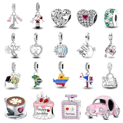 925 Sterling Silver Stars Heart Sunflower Car Safety Beads Fit Diy Charms Beads Necklace Making Gift Of High Quality Jewelry