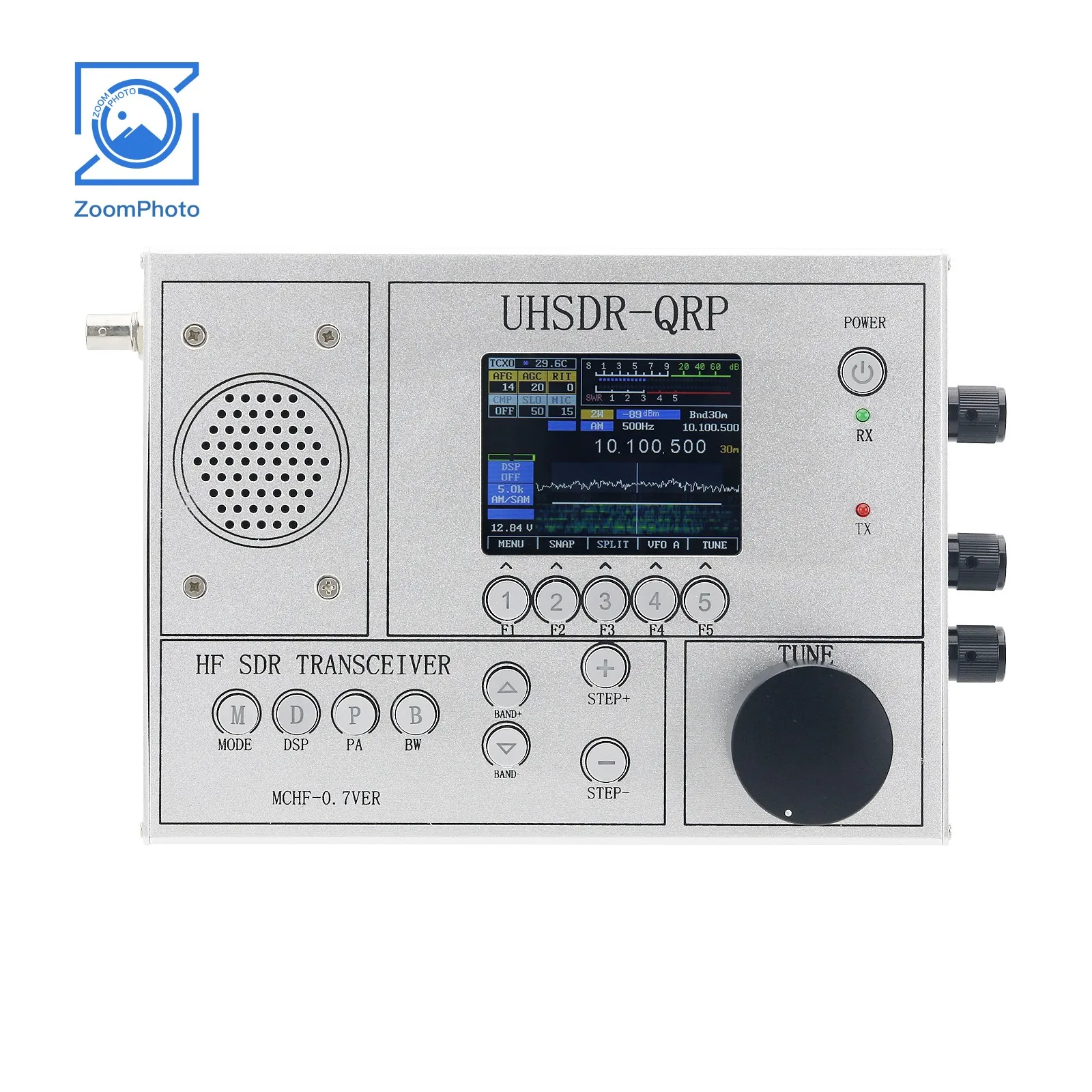 HamGeek-UHSDR-QRP V0.7 FM Radio, 1.8-30Mhz, mcHF Transceiver, HF, SDR, CW, SSB, AM, FM Radio