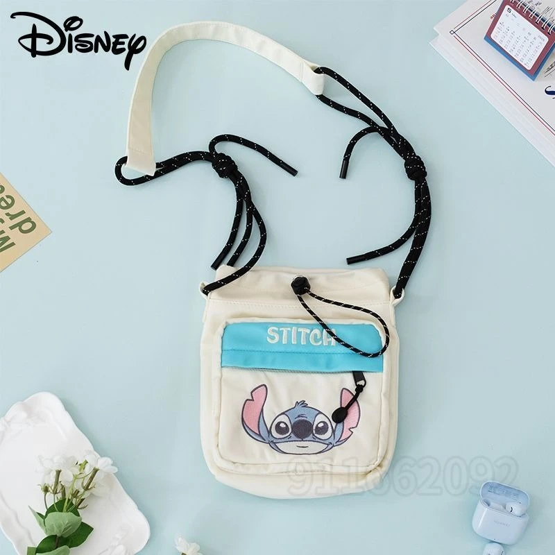 Disney Stitch Mini Women's Shoulder Bag Luxury Brand Mini Women's Shoulder Crossbody Bag Cartoon Cute Casual Phone Bag