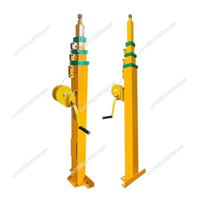 

Lifting mast 3 meters Hand telescopic lifting tower Communication monitoring mast French bar light pole