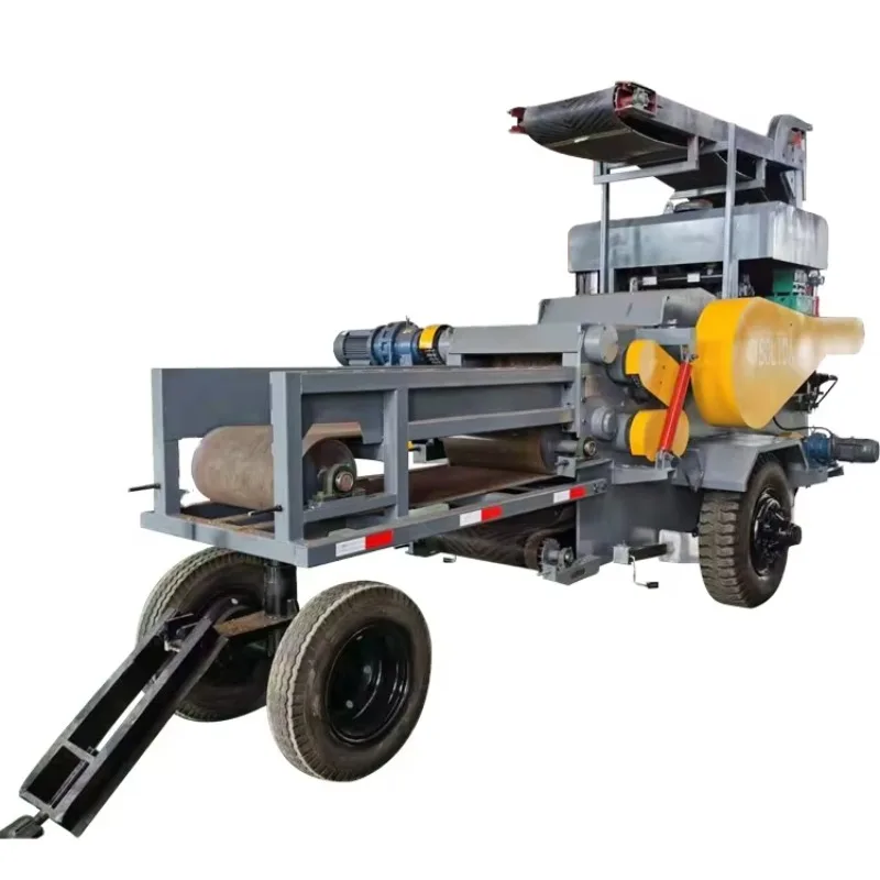 BOLIDA 6-10t/h MOBILE WOOD CHIPPER YMPJ218C High Quality Mobile Diesel Wood Chipper High Efficiency Wood Chipper