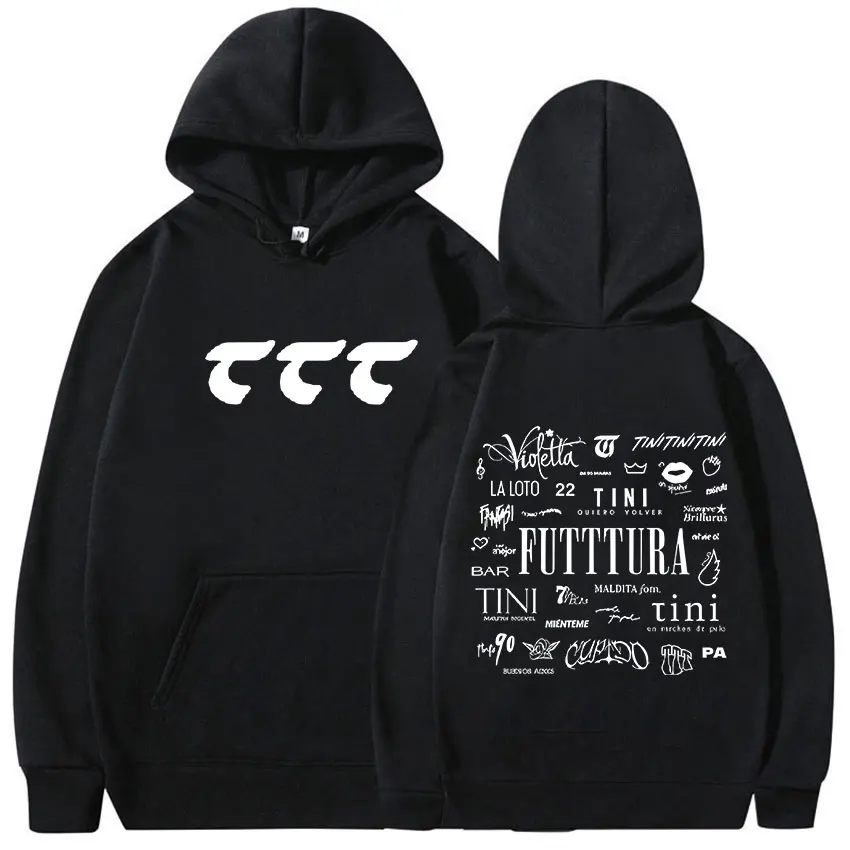 TINI STOESSEL FUTTURA Tour Album 2025, Hoodies für Herren und Damen, modisch, gemütlich, hochwertiges Sweatshirt, Hip-Hop-Pop-Musik, langärmelig