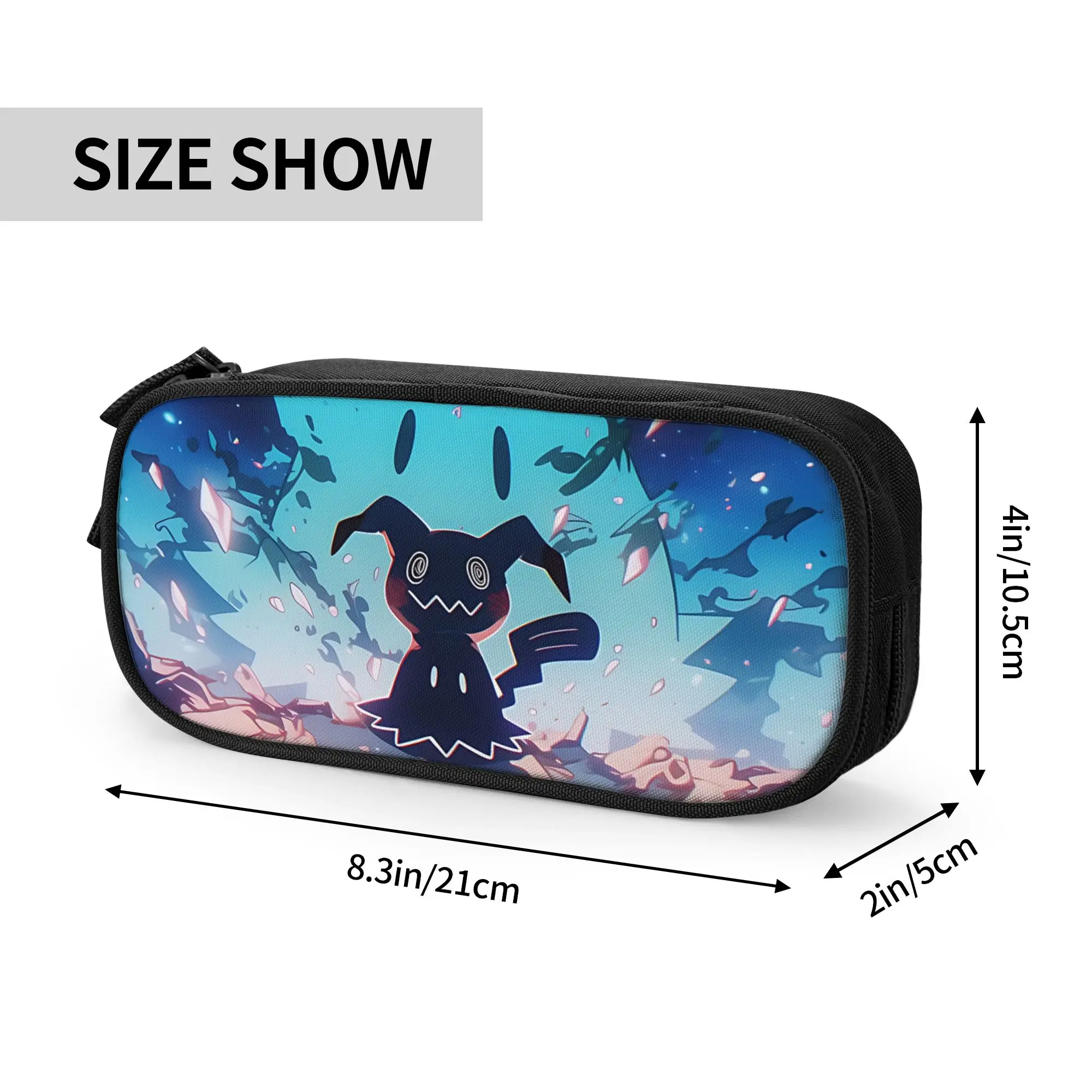 Custom Pokemon Theme Large Capacity Bags for Child  School Pencil Bag for Boys Gilrs Kids