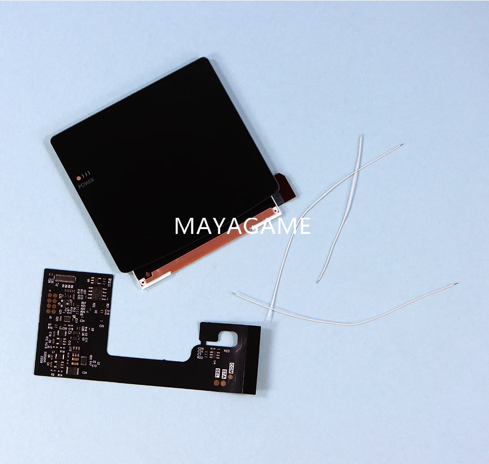 1set IPS Display LCD KIT 2.0 High Light Screen FOR GBC RETRO PIXEL Backlight Laminated Panel and Lens Adjustable for GBC