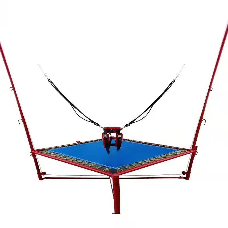 

Outdoor High Density Single Bungee Jumping Bungee Trampoline For Kids And Adults