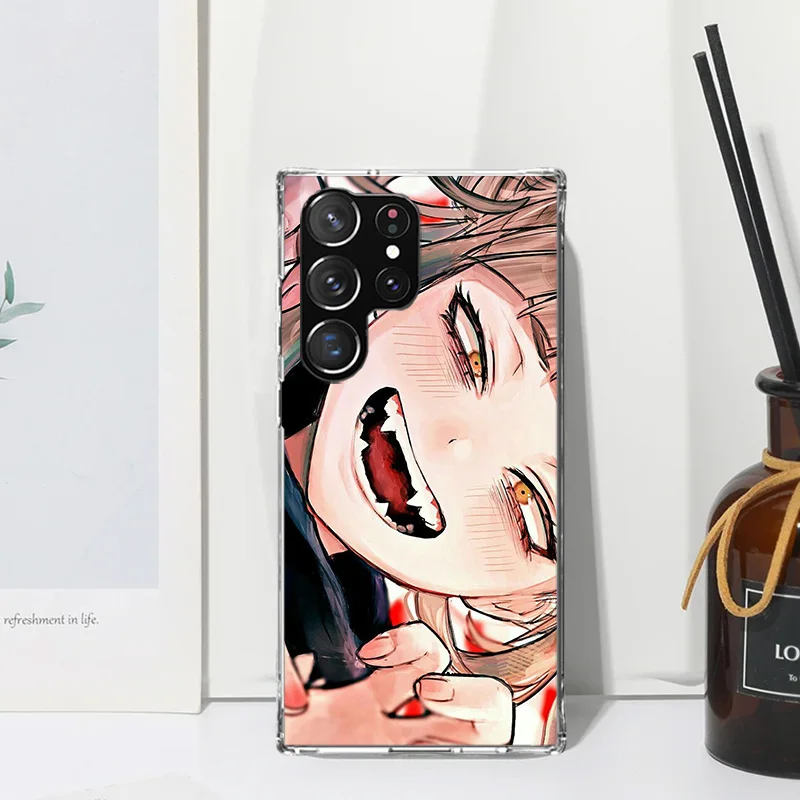 Himiko Toga Waifu Anime MHA Phone Case For Samsung Galaxy S24 S23 S22 S21 Fe S20 Ultra S10 S9 + S8 Plus S10E Art Fundas Back Cov