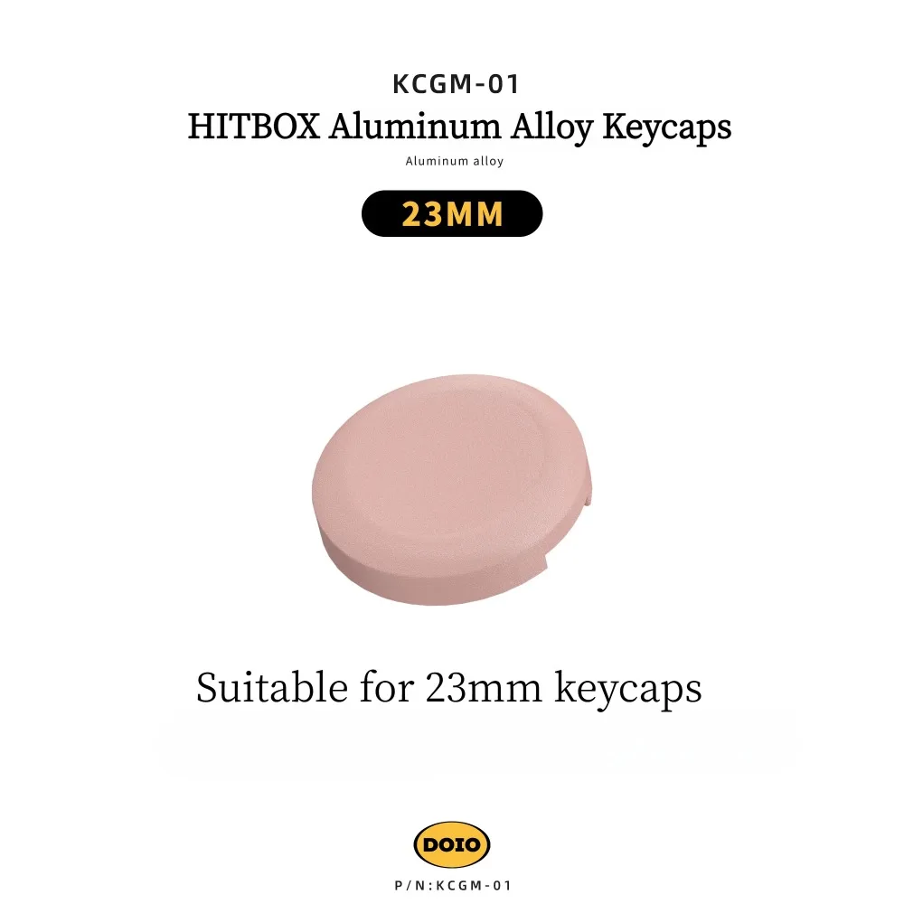 DOIO KCGM-01 Premium CNC Metal Keycaps for Hitbox Controller Arcade Buttons Street Fighter 6 Tekken 8 Mods Mechanical Switch Cap