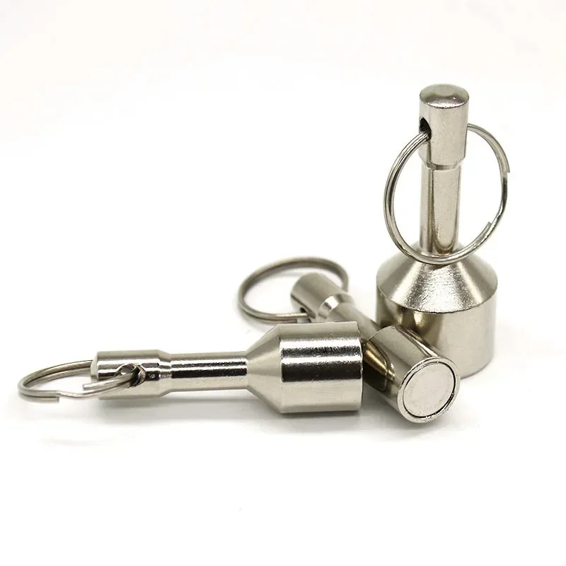 Ferramenta portátil de teste de reciclagem de metal equipada com chaveiro peso magnético forte reconhecimento de metal multifuncional