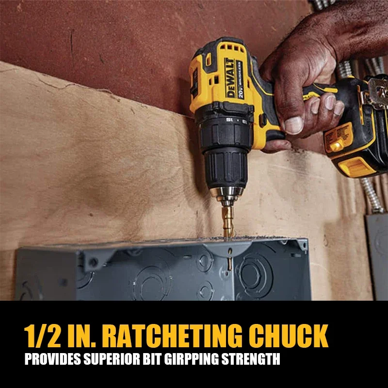 DEWALT DCD708 Brushless Cordless Compact 1/2 in. Drill Driver 20V Lithium Power Tools Bare Tool