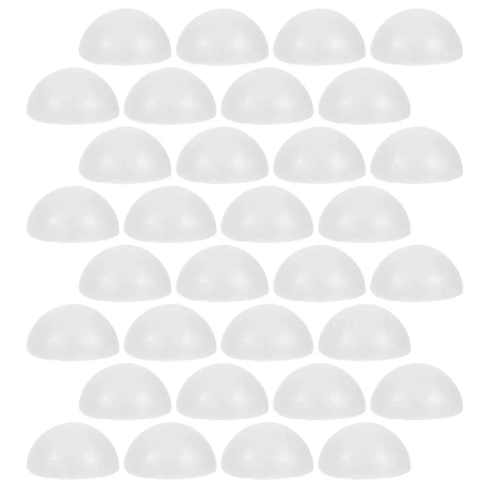 

50Pcs Half Ball Foam Material DIY Craft Flower Arrangement Wedding Bouquet Holder Christmas Ornaments Painting Accessories