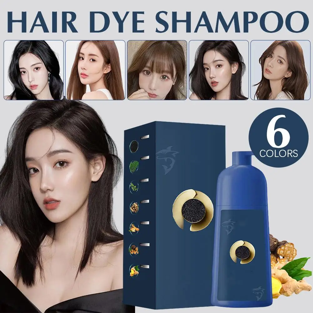 Caviar Permanent Hair Shampoo Fast Hair Dye Essence Hair Colorng Cream Cover Dye Shampoo For Women Men I8K2