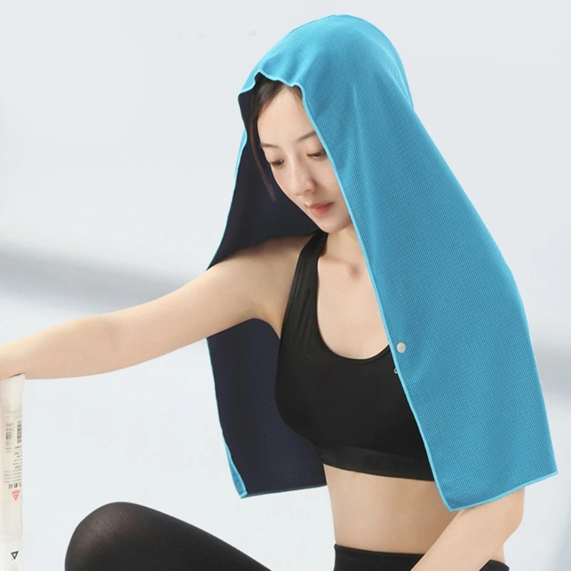 Cooling Towels for Neck and Face Cooling Hoodie Towel Cooling Neck Wrap Breathable Headscarf Quick Drying Cooling Towel