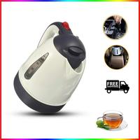 Portable Car Electric Kettle 1000ml big Capacity Portable Travel Water Boiler For vehicles with DC12V cigarette lighter sockets