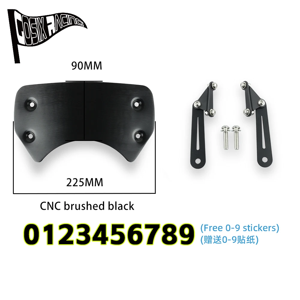 

Fit PG1 PG155 24-25 Monkey 125 18-23 DAX 125 ST125 22-23 Motorcycle Windshield Windscreen Wind Deflectors