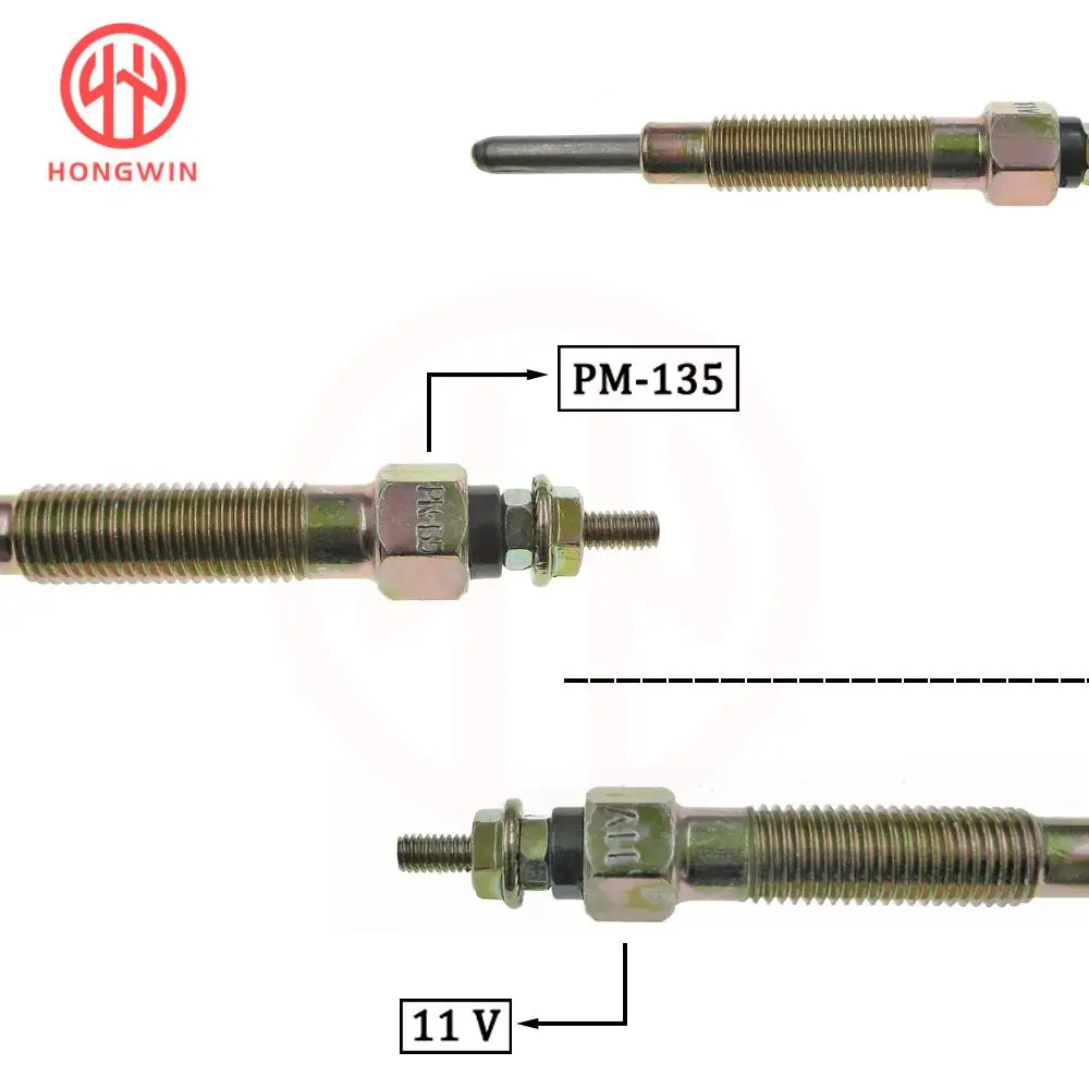 11065-43G01 36710-42000 PN135 Turbo Heater Glow Plug For Hyundai H100 H-1 Kia Bongo Pregio Nissan Pick Up Cabstar Urvan  2.5 11V