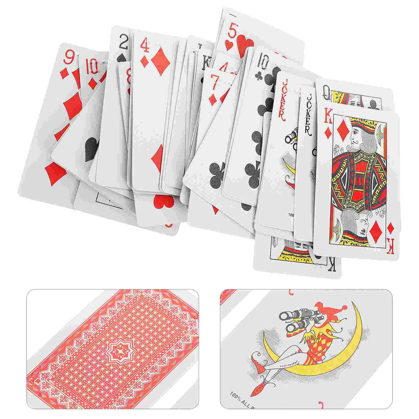 Braille Playing Cards Tactile Golf Game 9 Hole Large-print for Blind Teaching Accessible Paper Games