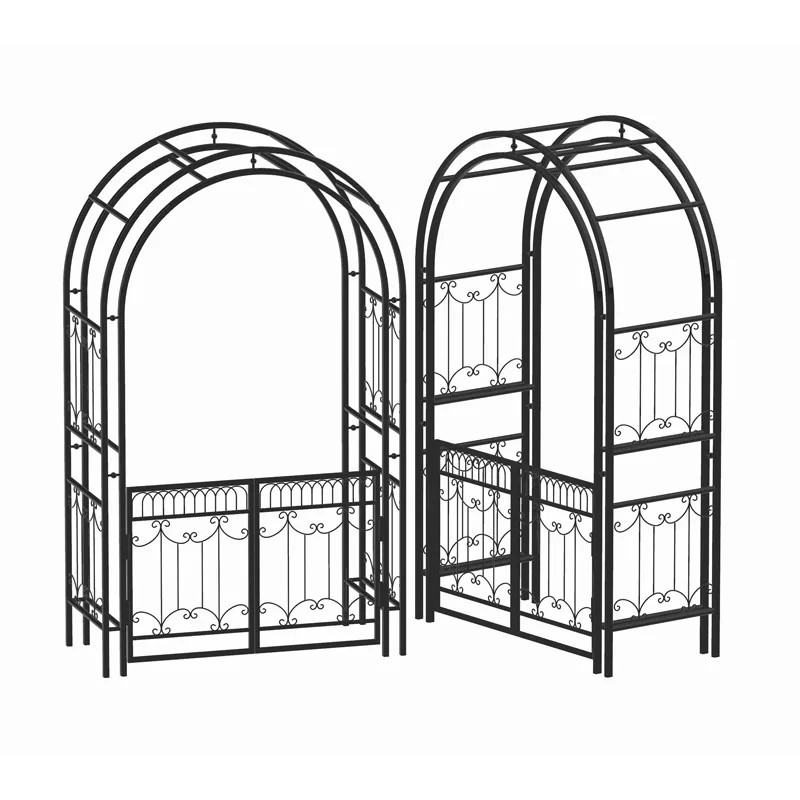 

Iron Arch Plant Rack Climbing Rattan Flower Support Arch Gate Outdoor Courtyard Garden