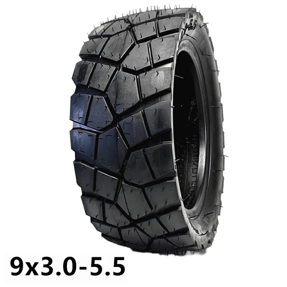 

9*3.00-5.5 Tire 9 Inch Vacuum Tire Made Of Rubber Not Easy To Deform Wear-resistant Easy To Replace For Electric Scooter