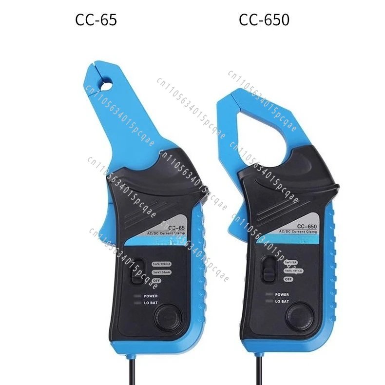 

Oscilloscope CC65 CC650 AC/DC Current Clamp Probe 20KHz/400Hz Bandwidth 1mV/10mA 65A/650A with BNC Plug Applicable 1008C