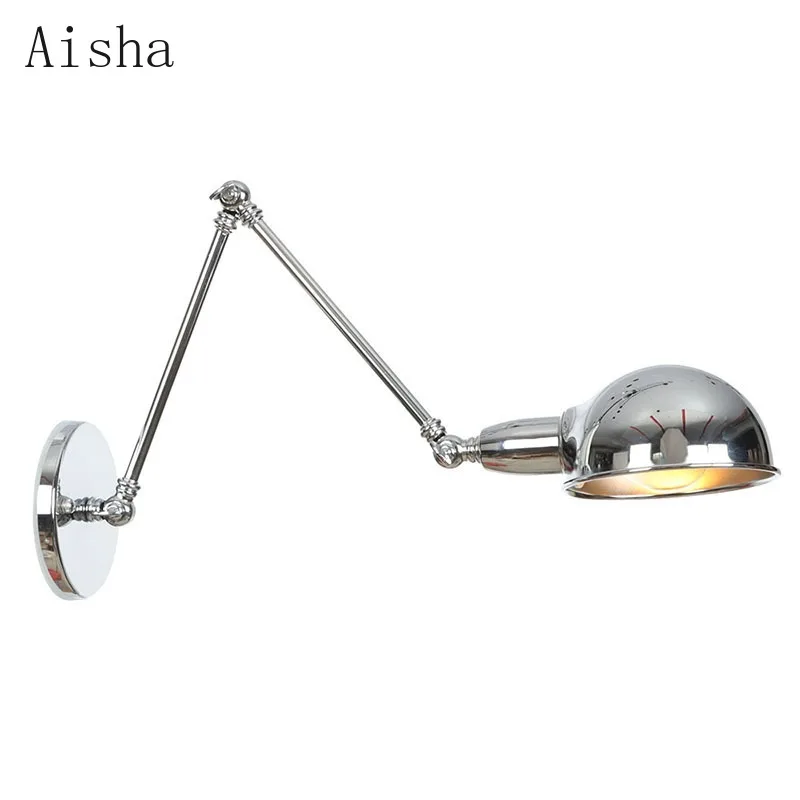 

Loft Industrial Living Room Balcony Warehouse Wall Light Adjustable Creative Nostalgic Coffee Shop Sconces Retro Light Fixture