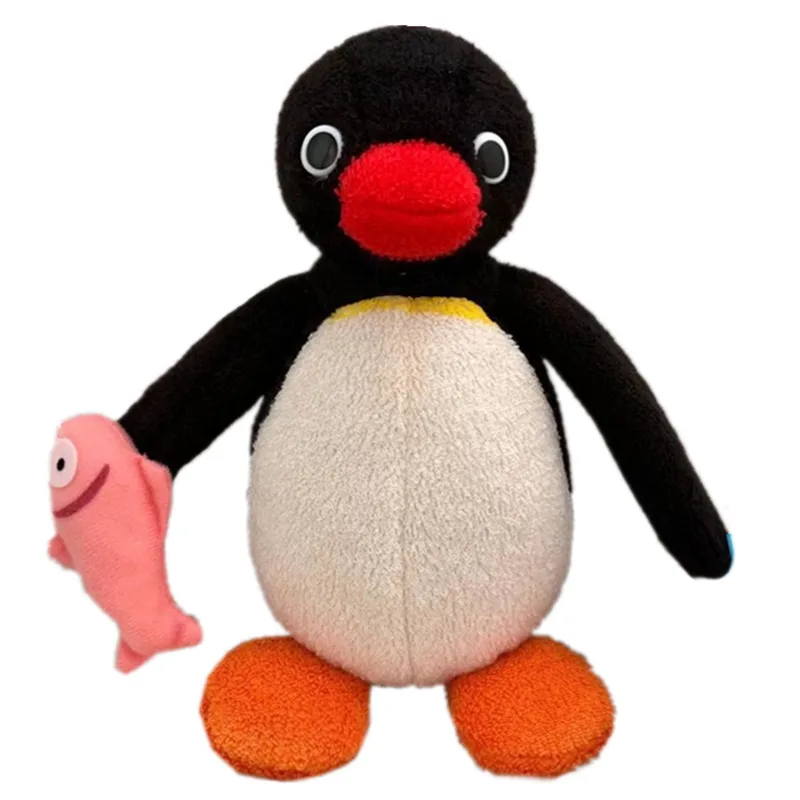 

New Kawaii Cute Cartoon Pingu Penguin Plush Kids Girls Boys Stuffed Animals Toys For Children Gifts 18CM