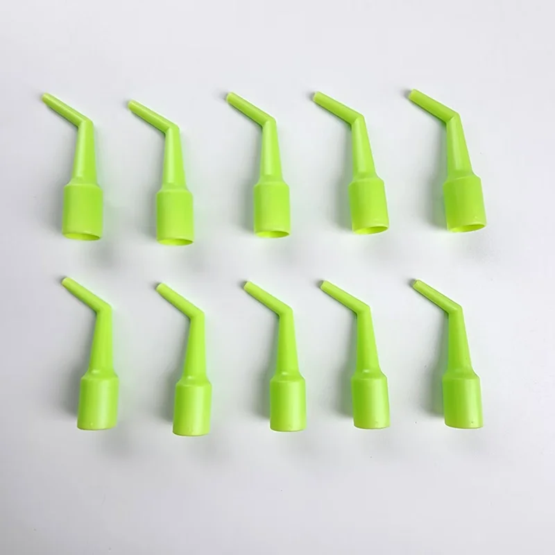 

10pcs/bag Dental Disposable Suction Tip Conversion Head Bend Pipe High Temperature Resistance Disinfect Oral Surgery Straw Tools