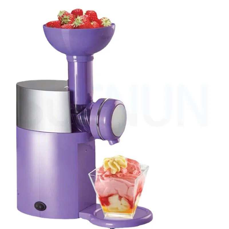 DIY Fruit Ice Cream Machine Dessert Machine Milkshake Machine Electric Ice Cream Machine 110V 220V Sorbet Machine make Popsicle