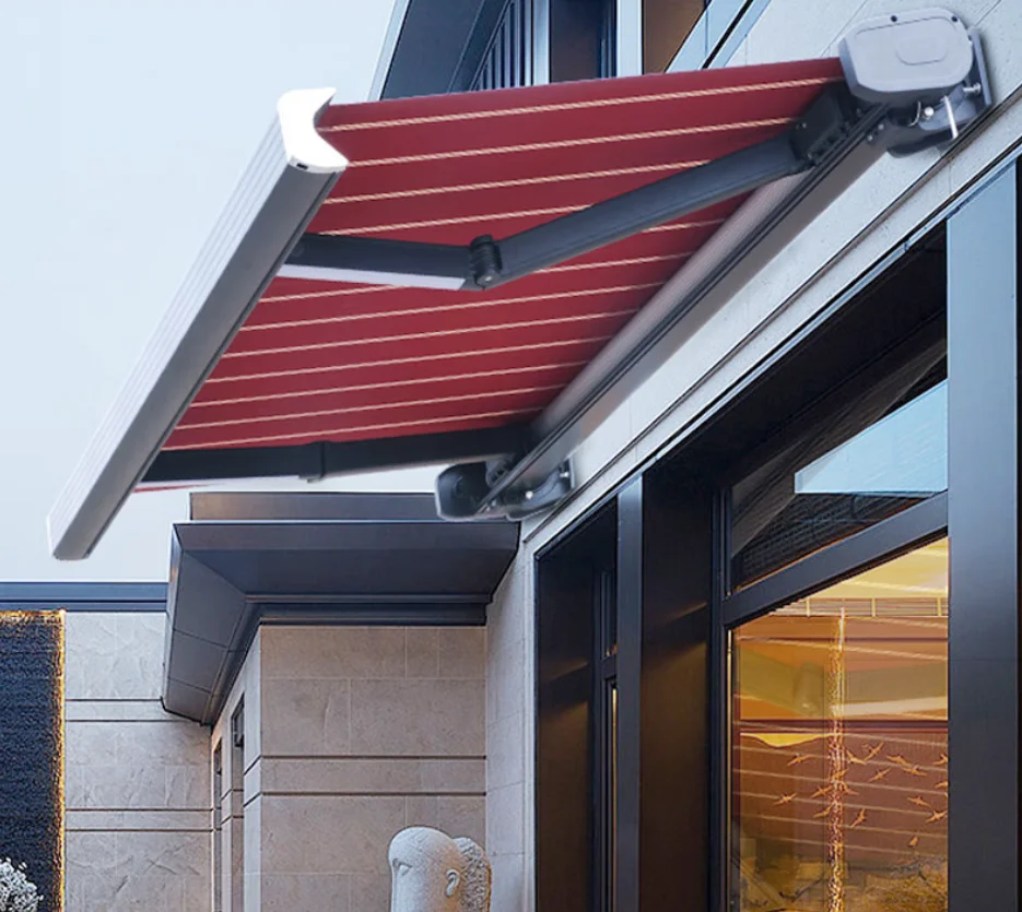 

Factory-Price Motorized Folding Outdoor Retractable Awning Rainproof Windproof Aluminum PVC Glass Coated Patio Balcony Acrylic