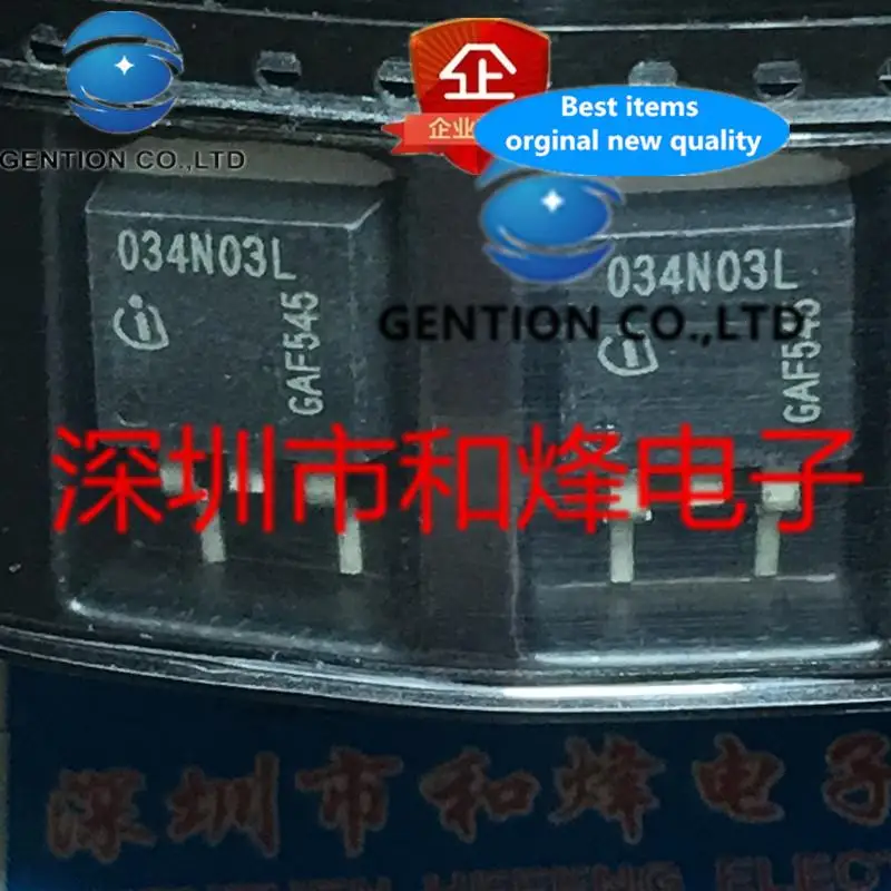 10PCS IPB034N03LG 034N03L TO-263 30V 80A 재고 있음 100% 신규 및 원본