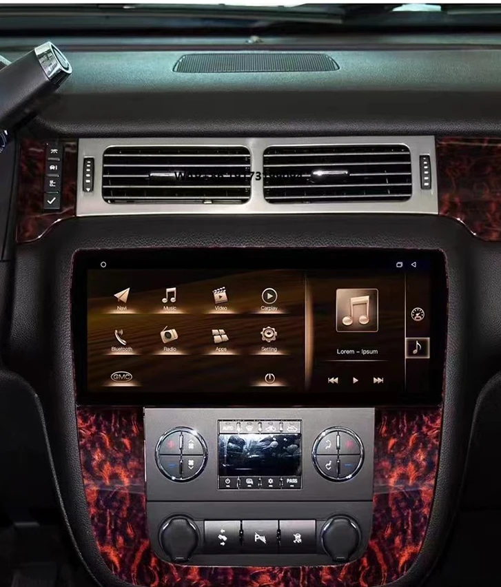 Auto Stereo for GMC SIERRA 2007-2013 Car Android  Navigation Touch Screen Auto Wireless Carplay Car Multimedia Player Head Unit