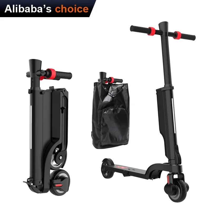 High Quality Cheap X6 Mini Backpack Folding Foldable Electric Scooter 5.5 Inch Off -road for Adults Kick Scooters