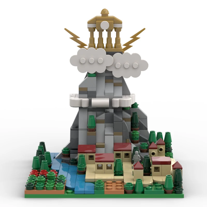 

439pcs MOC Architecture Mount Olympus City Thebes Model Building Blocks Construction Toys Christmas Gifts Education Brick Kids